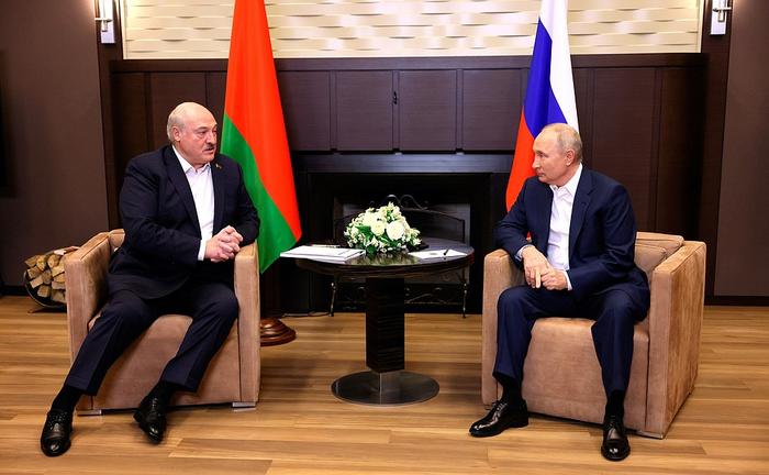 9月15日，普京与卢卡申科在索契举行会晤/克里姆林宫网站
