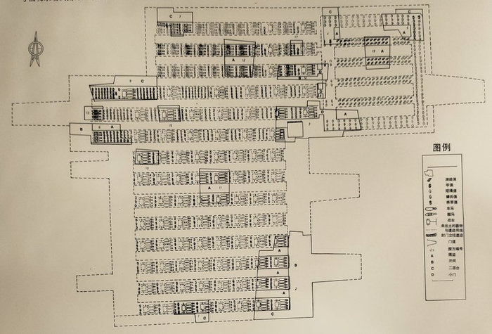 图十八，秦兵马俑坑2号坑平面图（秦兵马俑坑考古队绘制）