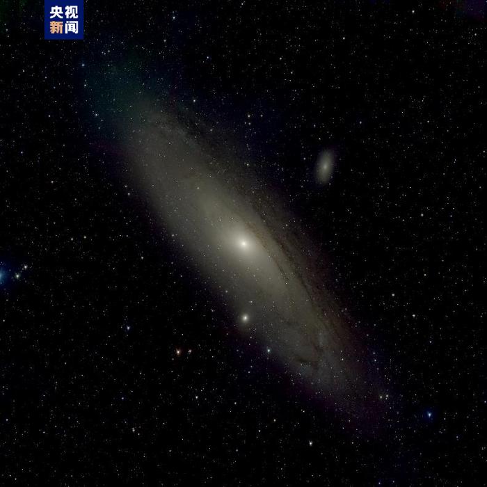 △墨子巡天望遠鏡拍攝的仙女座星系照片