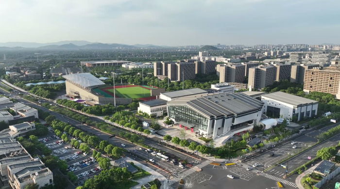 杭州师范大学仓前校区场馆全景