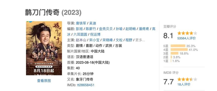 这次终于没被赵本山“忽悠”了。图/豆瓣电影