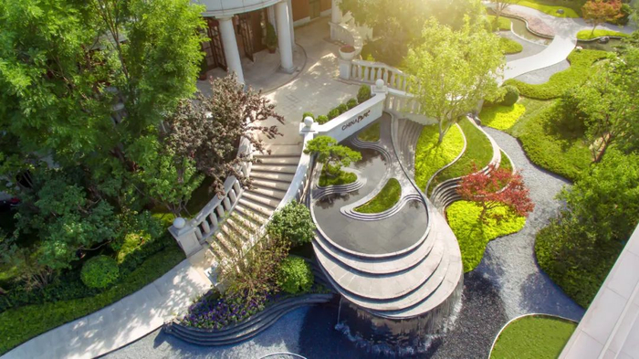 ▲城投·东方和府示范区实景图