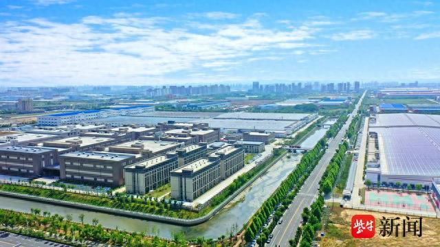 滁州经济技术开发区鸟瞰图。 张杰 摄