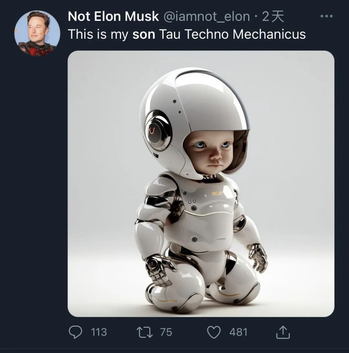 推特网友做的孩子示意图