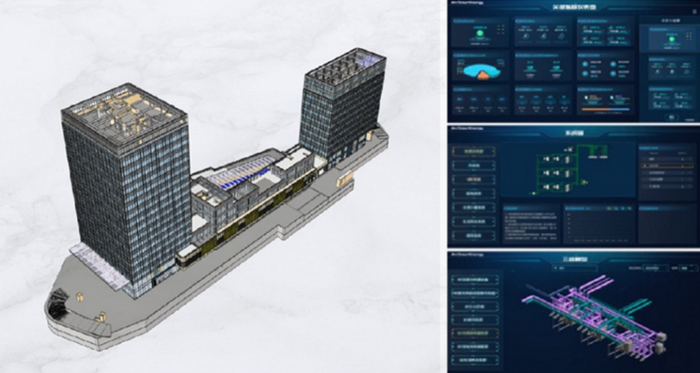 图：“BIM+FM+BI”技术运维管理系统