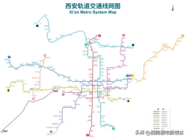 咸阳地铁1号线线路图图片