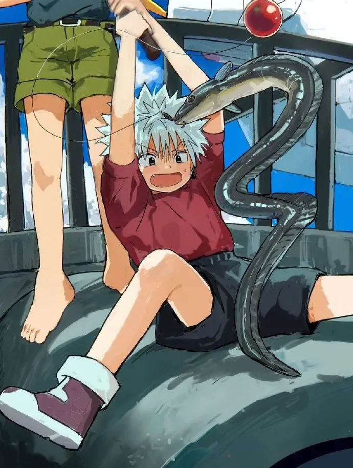 小杰与奇犽特别好的一对宝宝