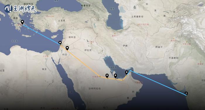 海外媒体“印度-中东-欧洲经济走廊”线路方案预测