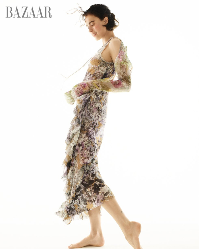 玛格丽特·库里登上《时尚芭莎》杂志封面|玛格丽特·库里|时尚芭莎