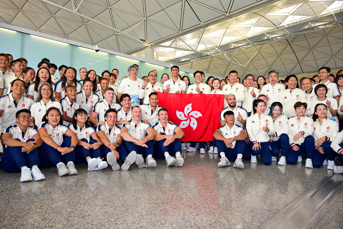 中国香港代表团大部队启程前往杭州|杭州亚运会|亚运会|中国香港_新浪
