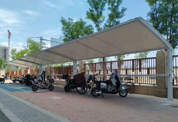 △景颂街社区新建电动车充电车棚
