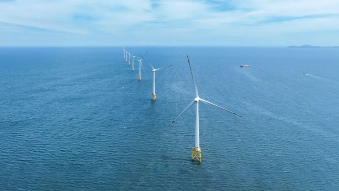 福建平潭:全球单机容量最大海上风电场实现全容量并网|福建省|风电场|