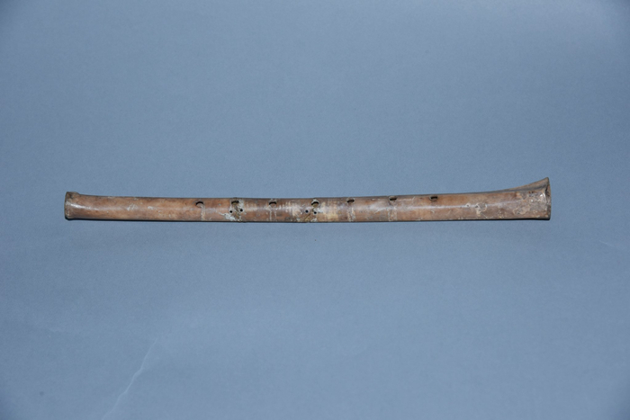 贾湖骨笛 新石器时代裴李岗文化 1987年河南漯河市舞阳县贾湖遗址出土  河南博物院藏