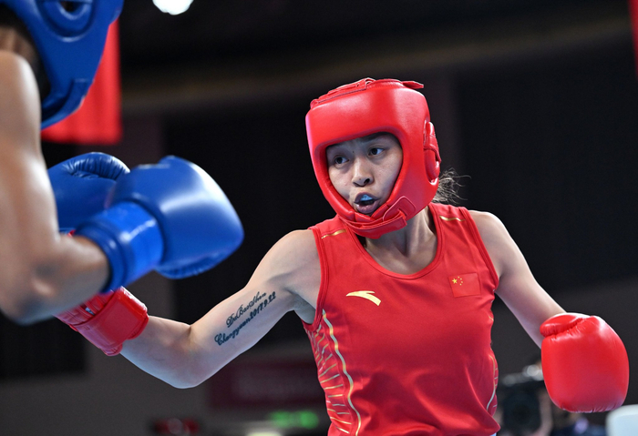 拳击——女子54公斤级:常园晋级|拳击|常园|杭州亚运会_新浪新闻