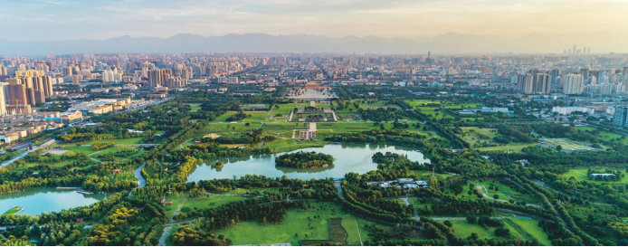 ▲大明宫板块实景