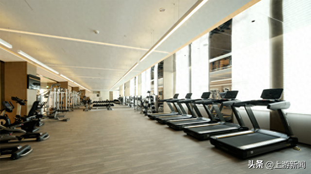 ▲酒店健身房、品茗区实景图
