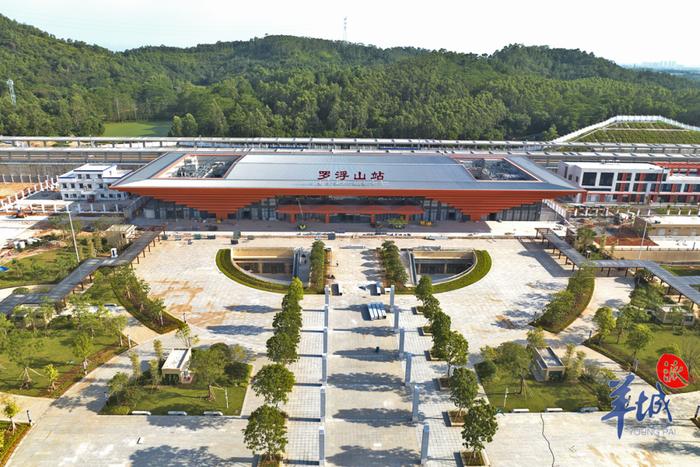 广汕高铁罗浮山站。通讯员供图