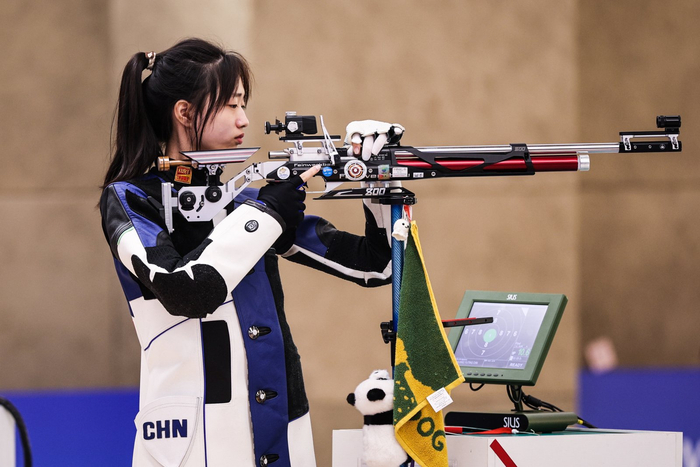 射击队上新00后"冷面射手",巴黎奥运看他们了|团体赛|中国队|巴黎