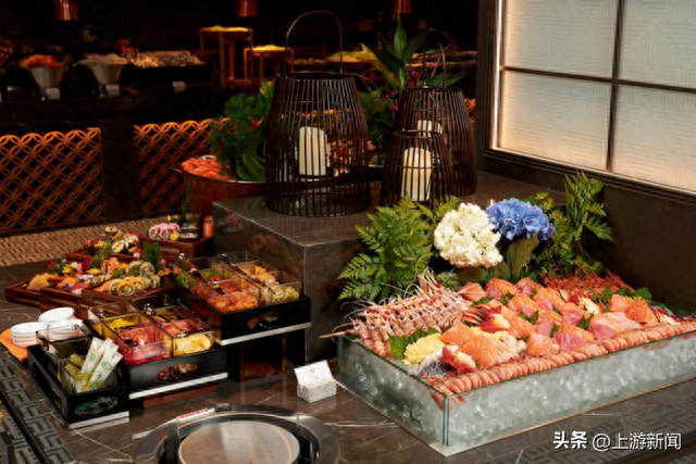 ▲酒店自助餐实景图