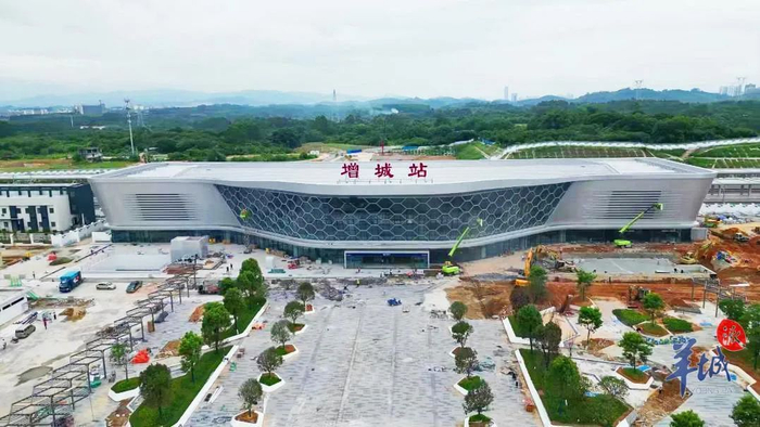 广汕高铁增城站。通讯员供图