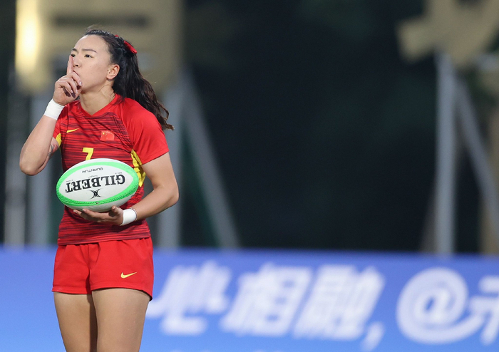 七人制橄榄球——女子决赛:中国队夺冠|中国队|橄榄球|陈可怡_新浪新