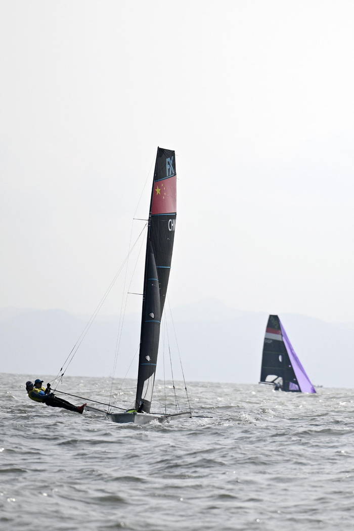 帆船——女子快速艇-49人fx级赛况|陈斌|帆船_新浪新闻