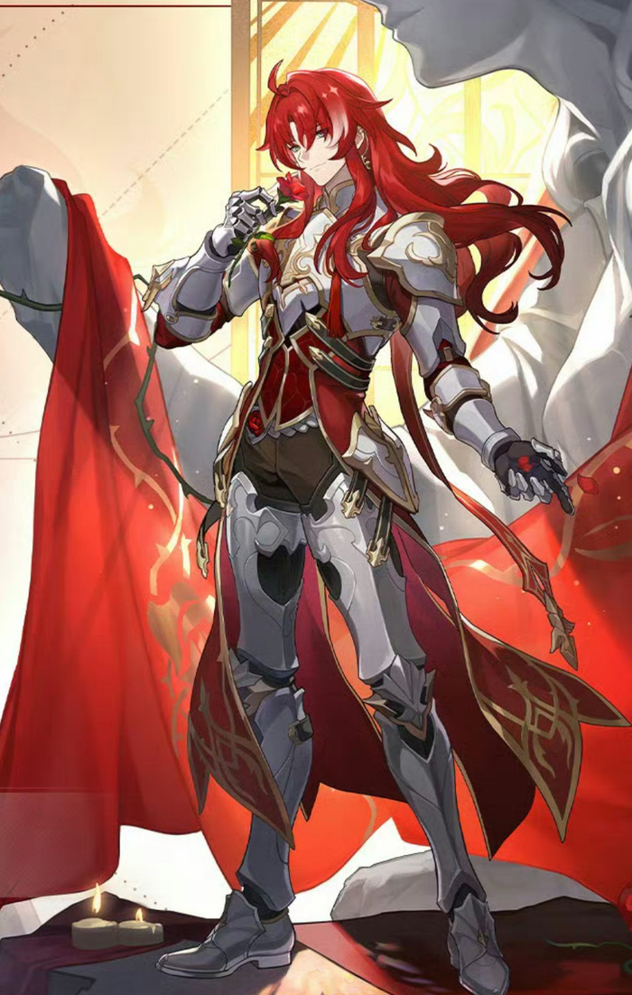 红发!骑士!玫瑰花!|玫瑰花|骑士_新浪新闻