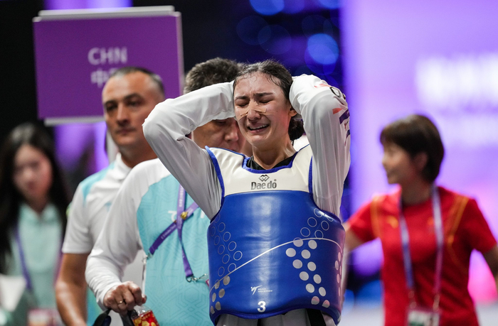 跆拳道——女子67公斤级决赛:中国选手宋洁夺冠