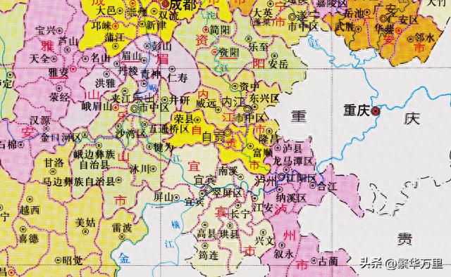 自贡市的区划调整,四川省的第11大城市,为何有6个区县?