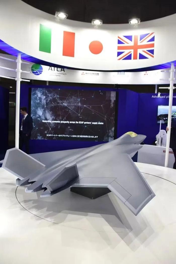 日、英、意联合研发下一代战机的概念模型 资料图片