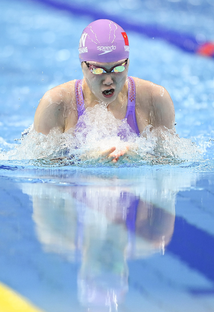 游泳——女子100米蛙泳决赛赛况|游泳|日本选手|杭州亚运会_新浪新闻