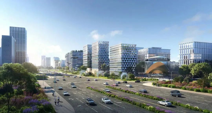 白鹭湾科技生态园效果图