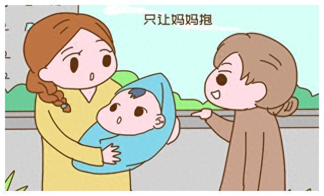 带娃的宝妈漫画图图片