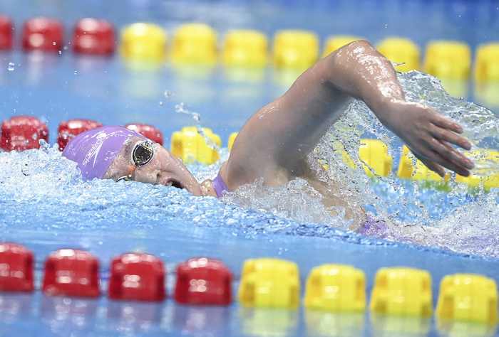 游泳女子4x200米自由泳接力决赛赛况