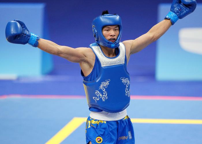 武术——江海东夺得男子56公斤级冠军