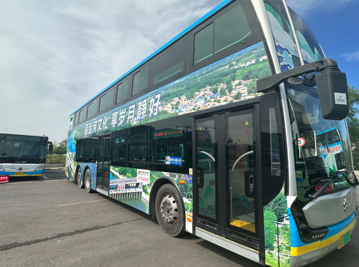 t116路公交再添6部运河文化车厢再现通州八景