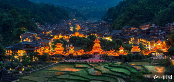 （图：包含白岩村侗寨等目的地的房琪定制版黔东南小团游在飞猪开售）