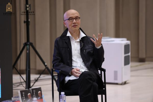 陈其钢在会面现场。