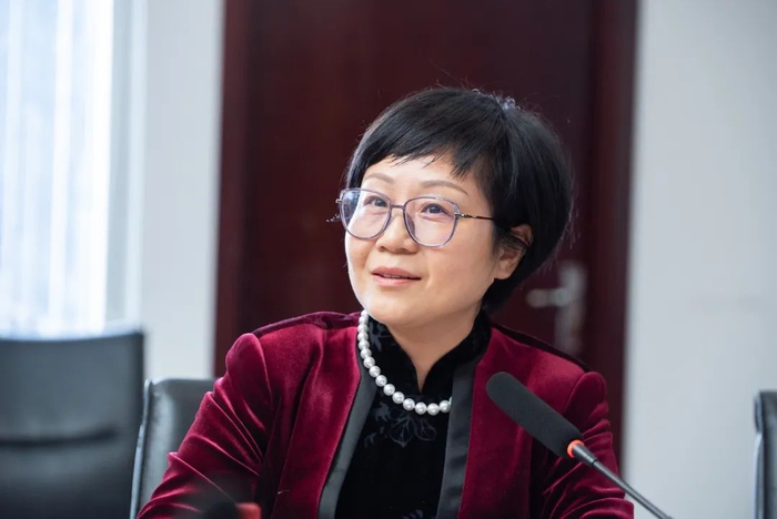 五粮液股份公司总工程师杨韵霞。