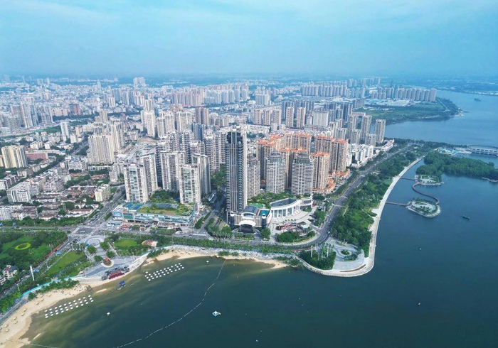 湛江金沙湾4a级景区焕然一新免费迎客度佳节