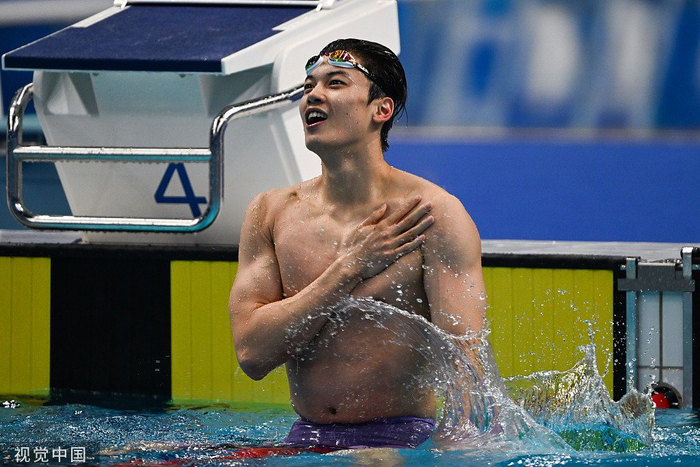 汪顺打破200米混合泳亚洲纪录。