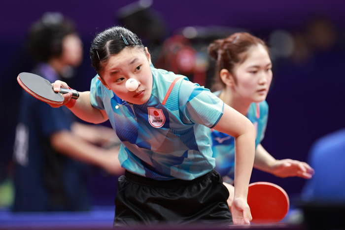 乒乓球——女子双打四分之一决赛:孙颖莎/王曼昱无缘四强