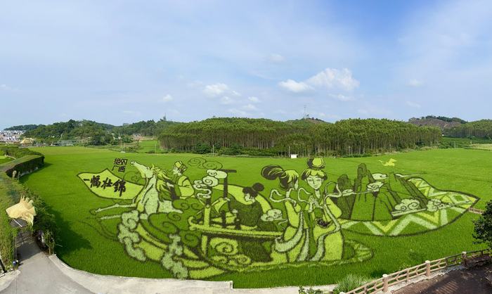 大陆村时令"画布"再上新|一幅壮锦_新浪新闻