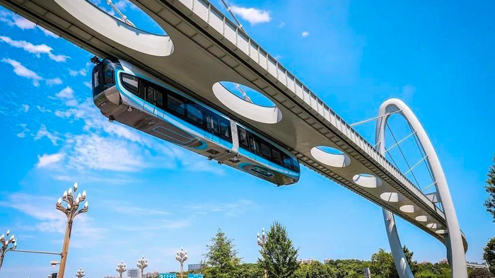 武汉光谷空轨对游客开放,采用全自动无人驾驶技术__财经头条
