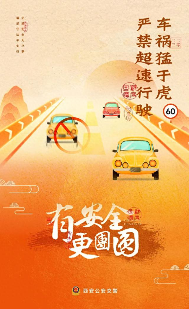 假期安全行严禁超速行驶