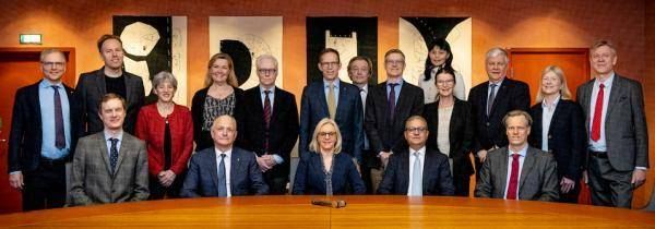 2023年卡罗琳学院诺贝尔奖委员会。图片来源：诺奖官网