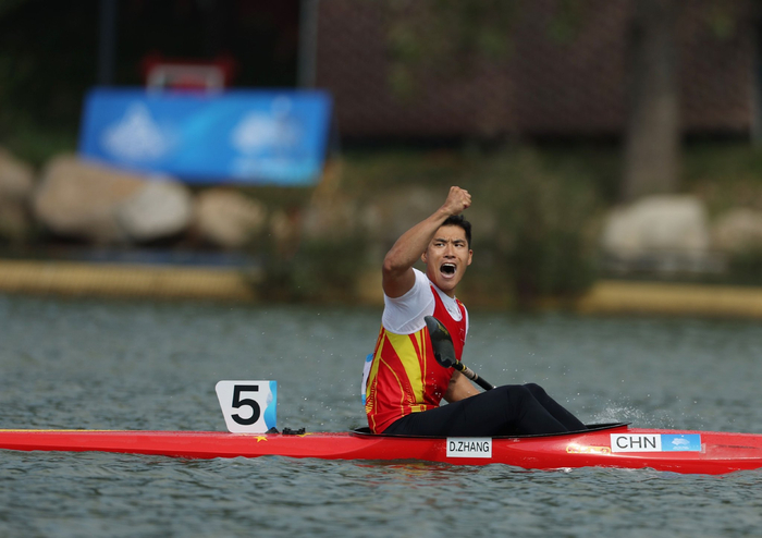 皮划艇静水——张冬夺得男子1000米单人皮艇冠军|张冬|皮划艇|杭州