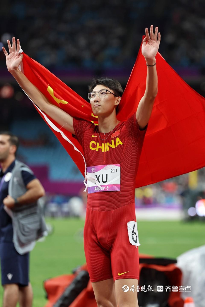 观潮|亚运会男子110米栏决赛,中国小将徐卓一13秒50摘铜|亚运会|中国