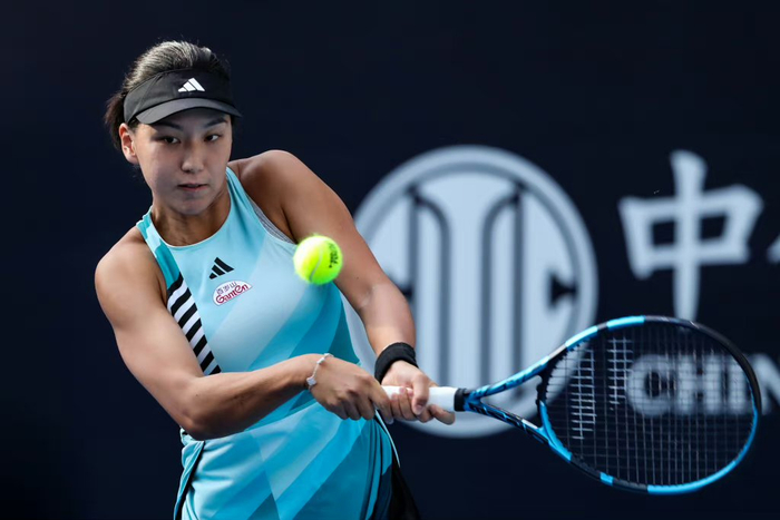 王欣瑜晋级中网女单16强。  中网组委会供图