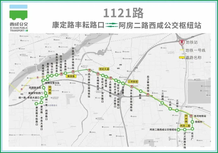 阿房二路西咸公交枢纽站-康定路·丰耘路口